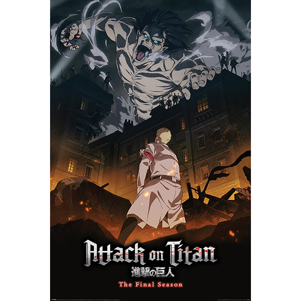 Attack On Titan Poster Eren Onslaught