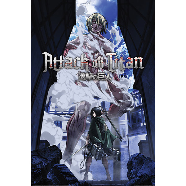 Attack On Titan Poster Female Titan Approaches