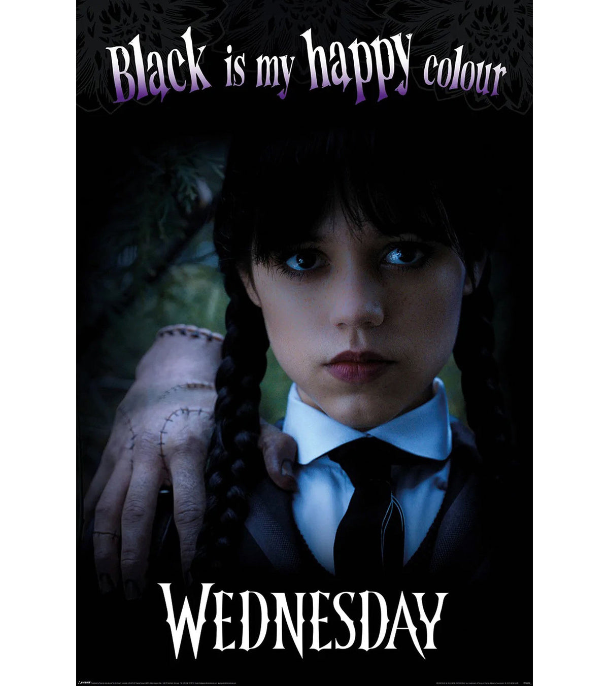 Wednesday Poster Happy Colour