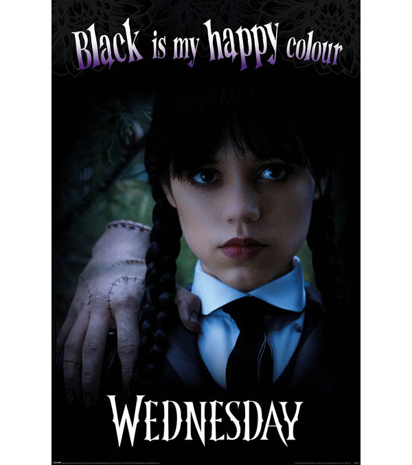 Wednesday Poster Happy Colour