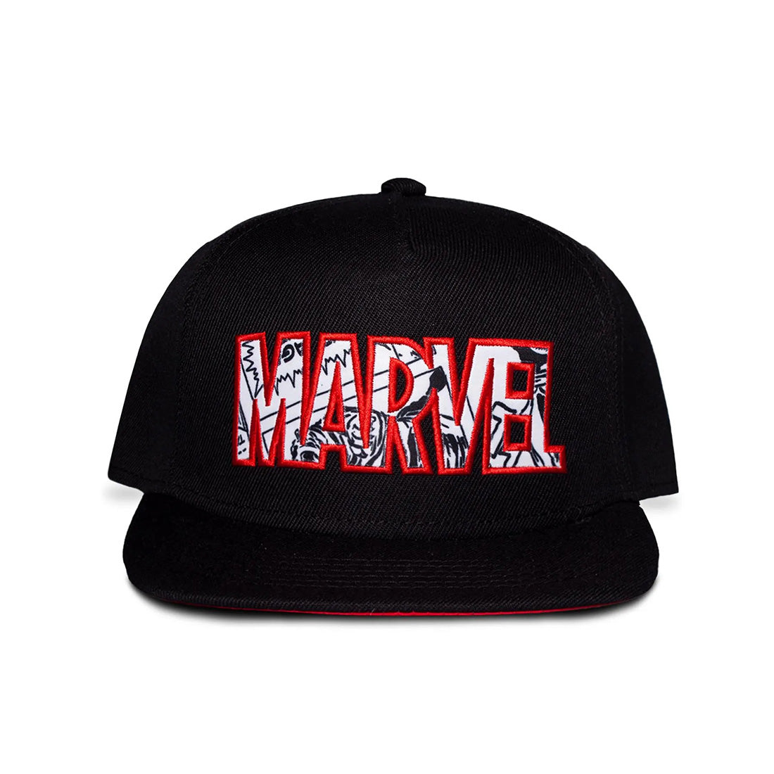 Marvel Comics Snapback Cap Panels Logo