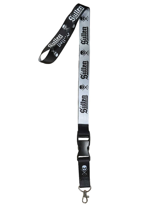 Sullen Clothing Schlüsselanhänger Lincoln Schwarz-Weiß Lanyard