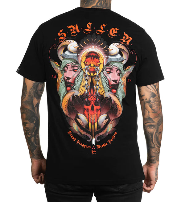 Sullen Clothing T-Shirt Fede Gas Jet Black