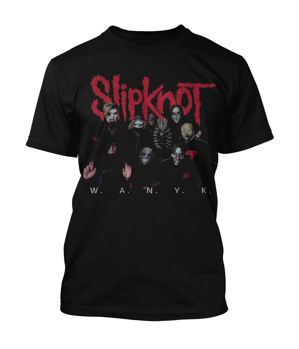 Slipknot T-Shirt WANYK Logo (Front & Back Print)