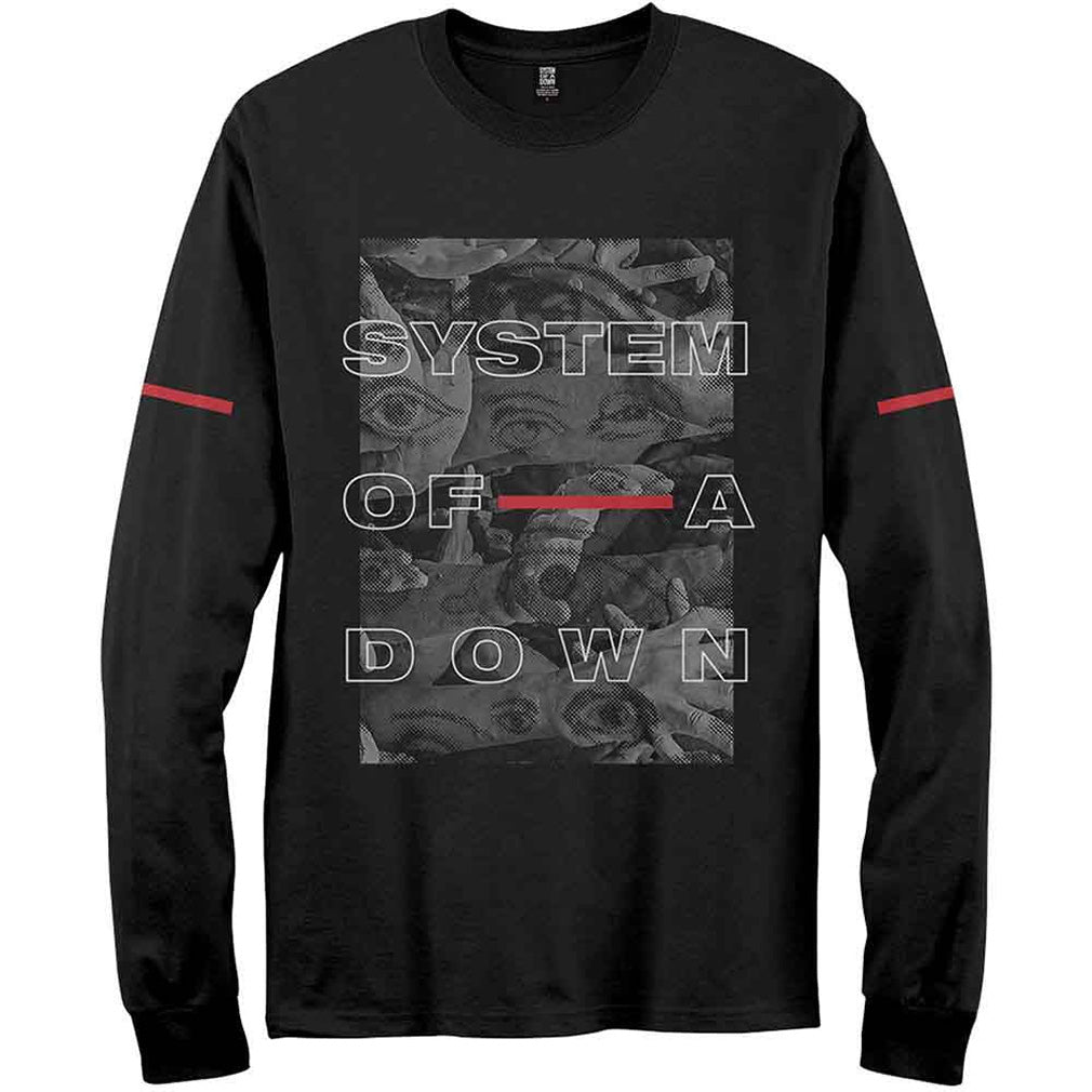 System Of A Down Langarmshirt Eye Collage