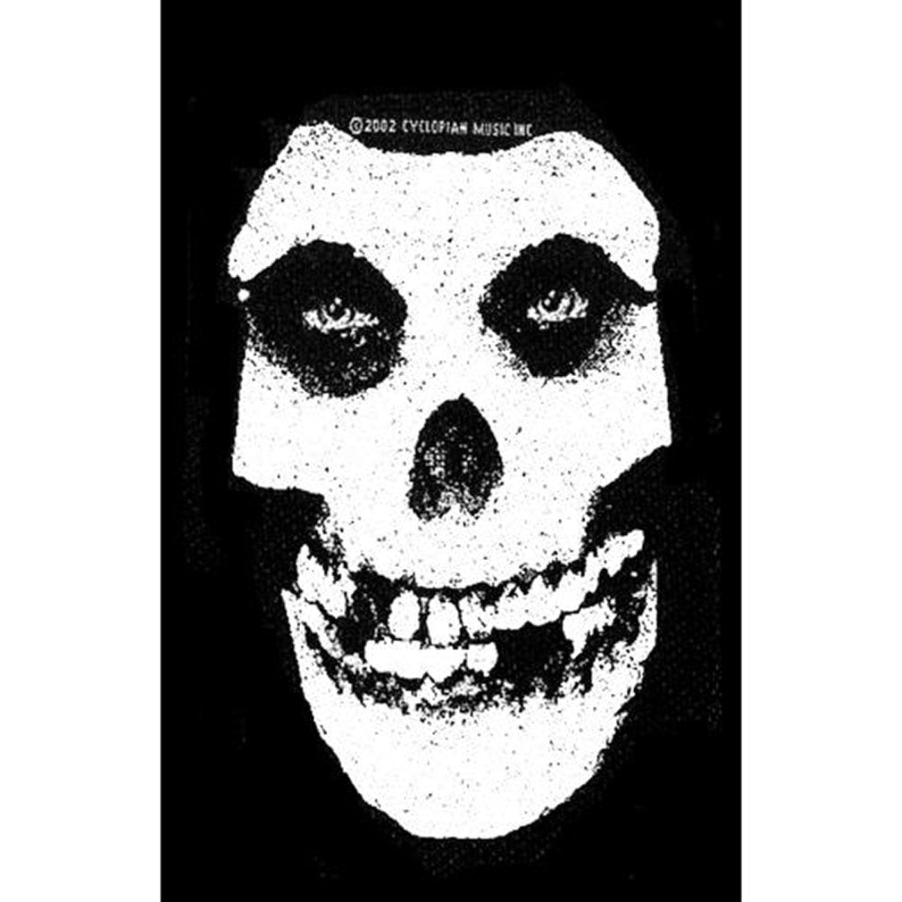 Misfits Aufnäher White Skull Sew-On Patch