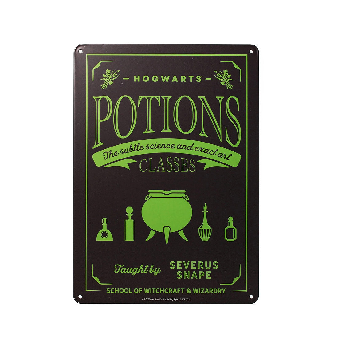 Harry Potter Blechschild Potions