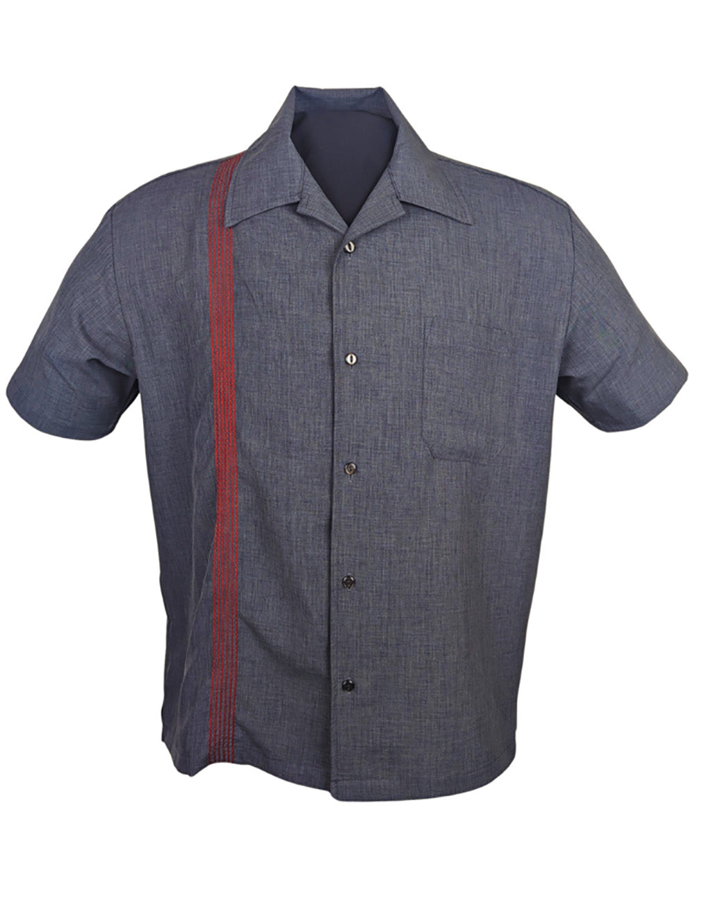 Steady Clothing Hemd The Jacob Charcoal Grau