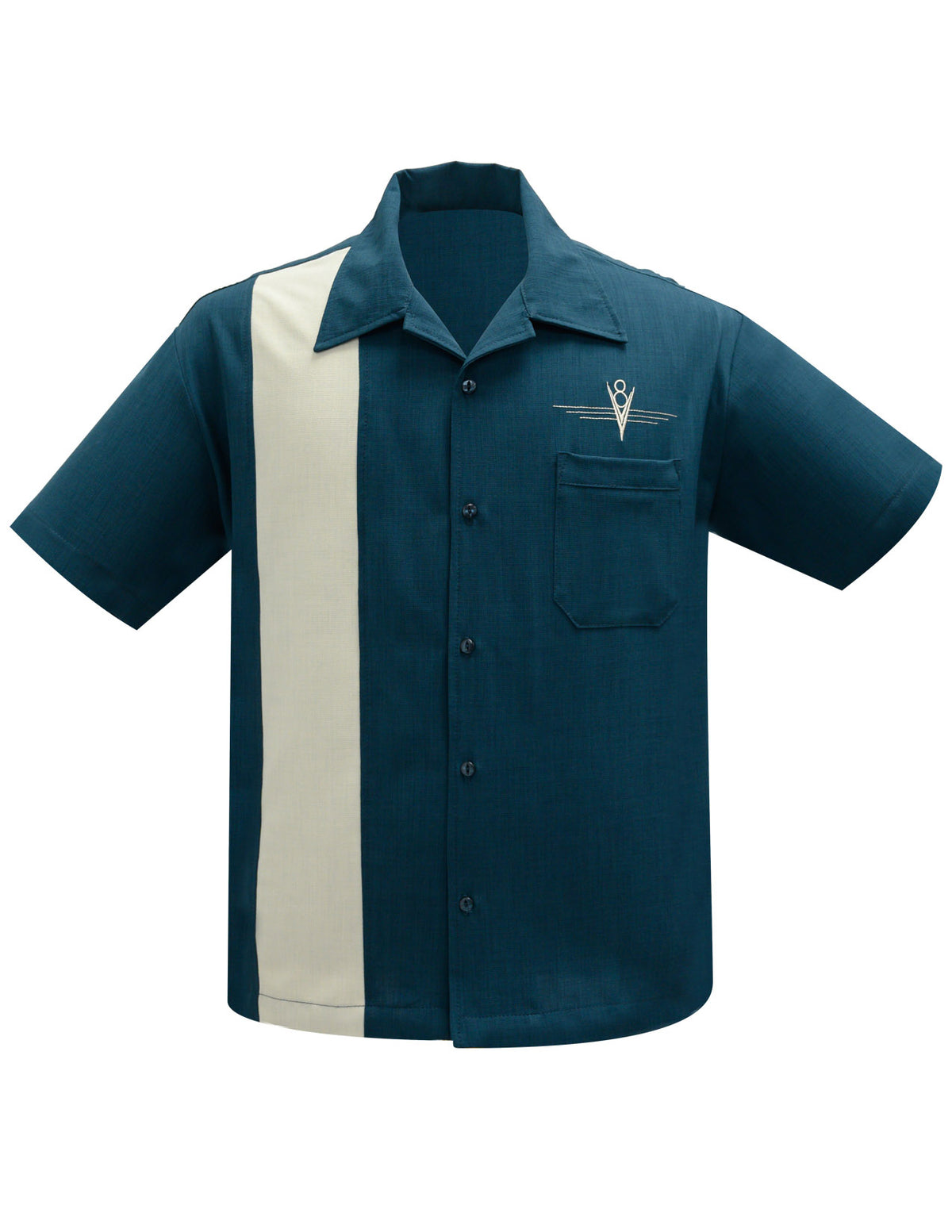 Steady Clothing Hemd V8 Classic Teal Grün