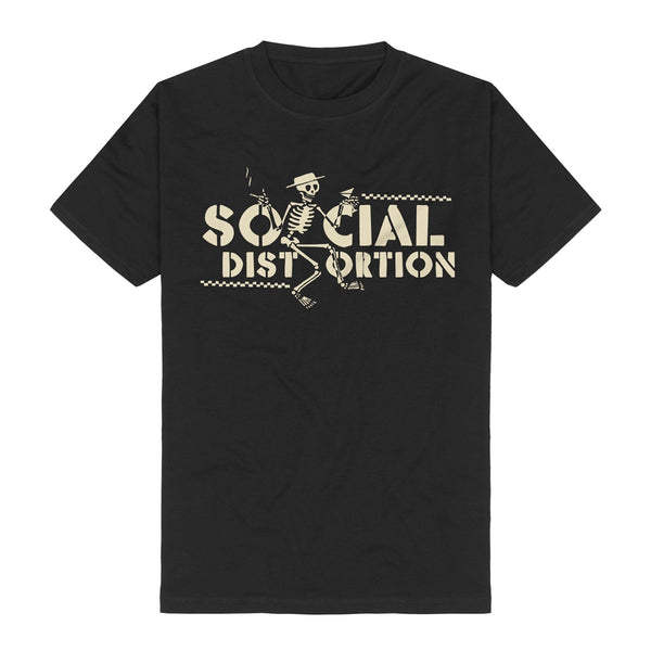 Social Distortion T-Shirt Checkered Skellie