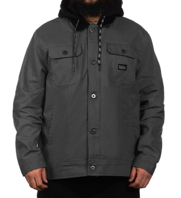 Sullen Clothing Canvas Jacke Survivalist Charcoal