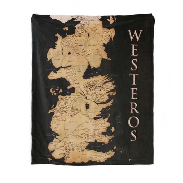 Game Of Thrones Decke Westeros Map Throw Blanket