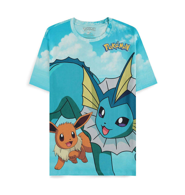 Pokémon T-Shirt Eevee Evolutions AOP
