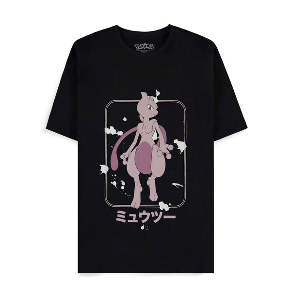 Pokémon T-Shirt Mewtu Mewtwo Katakana
