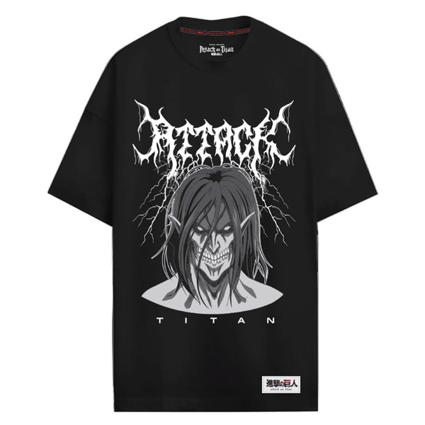 Attack On Titan Oversize T-Shirt Eren The Dark Titan