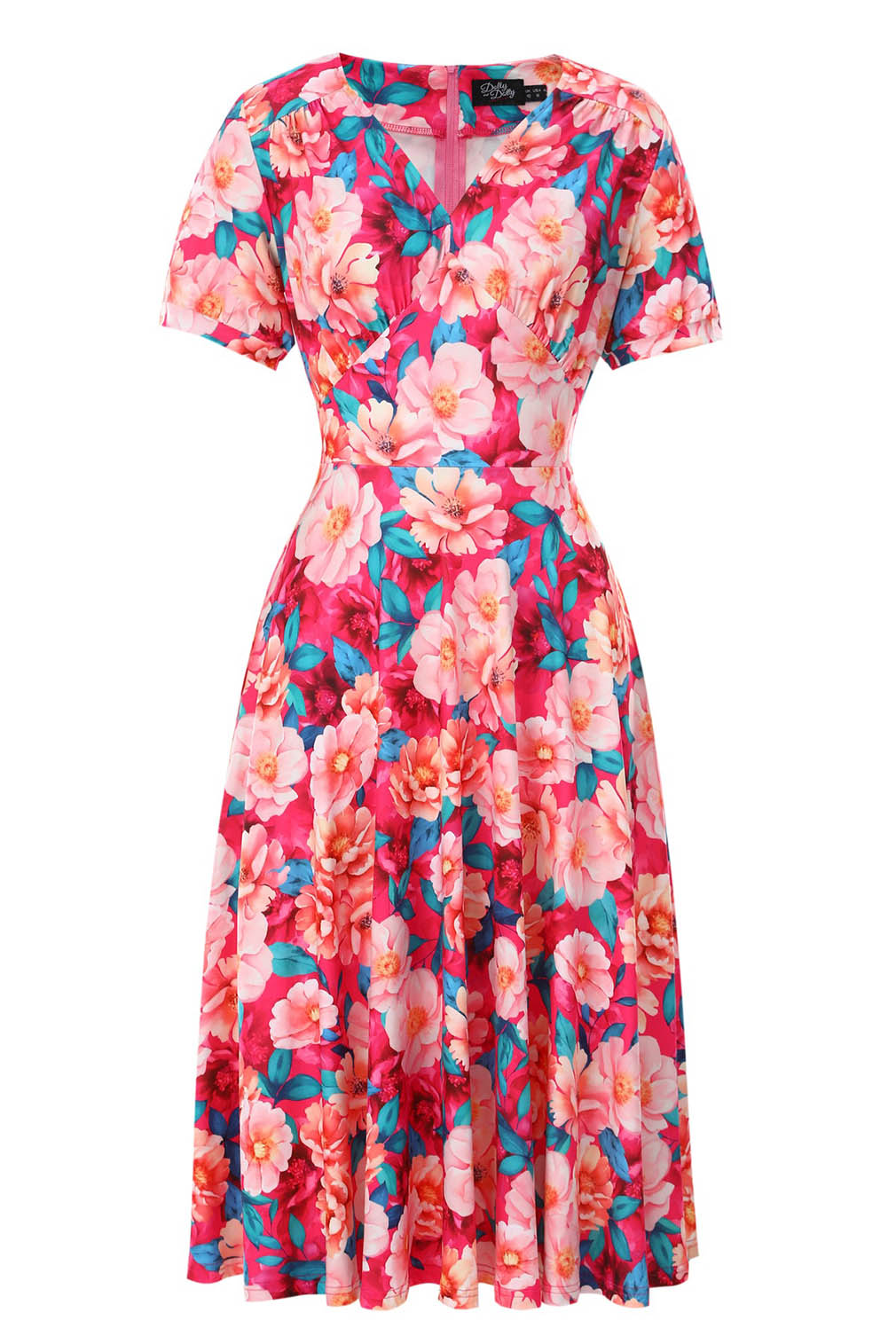 Dolly and Dotty Swing Kleid Julia Pink Magnolia