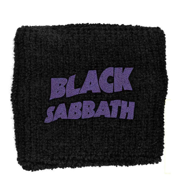 Black Sabbath Schweißband Purple Wavy Logo