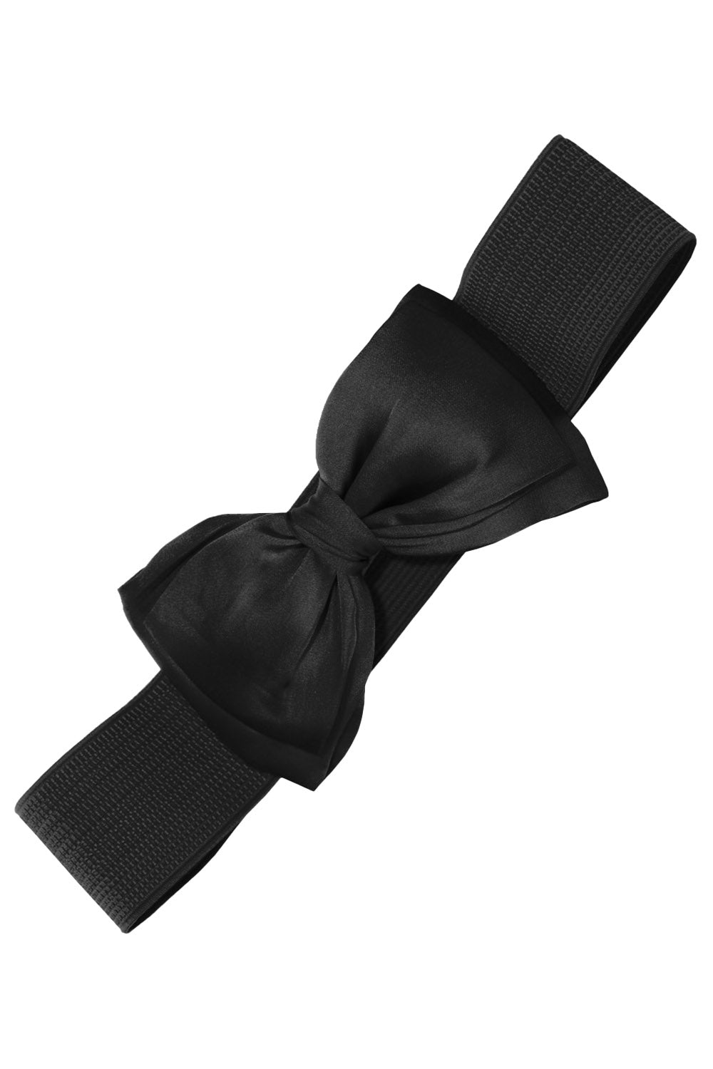 Banned Retro Gürtel Bella Schleife Schwarz