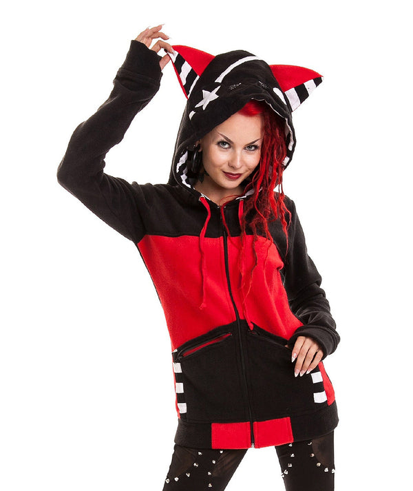 Bye Bye Kitty Kapuzenjacke Star Kitty Hood