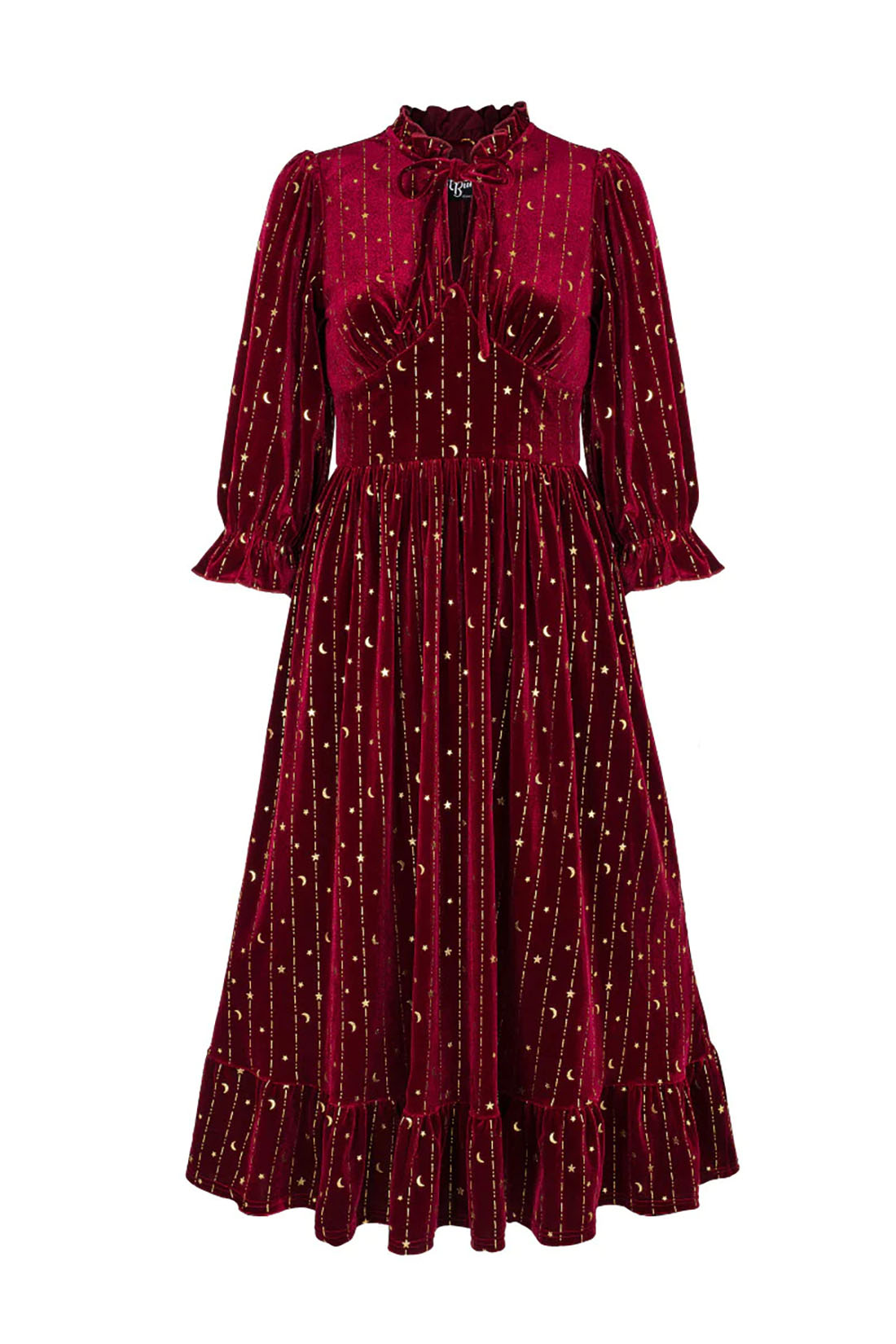 Hell Bunny Kleid Galactica Dress Rot