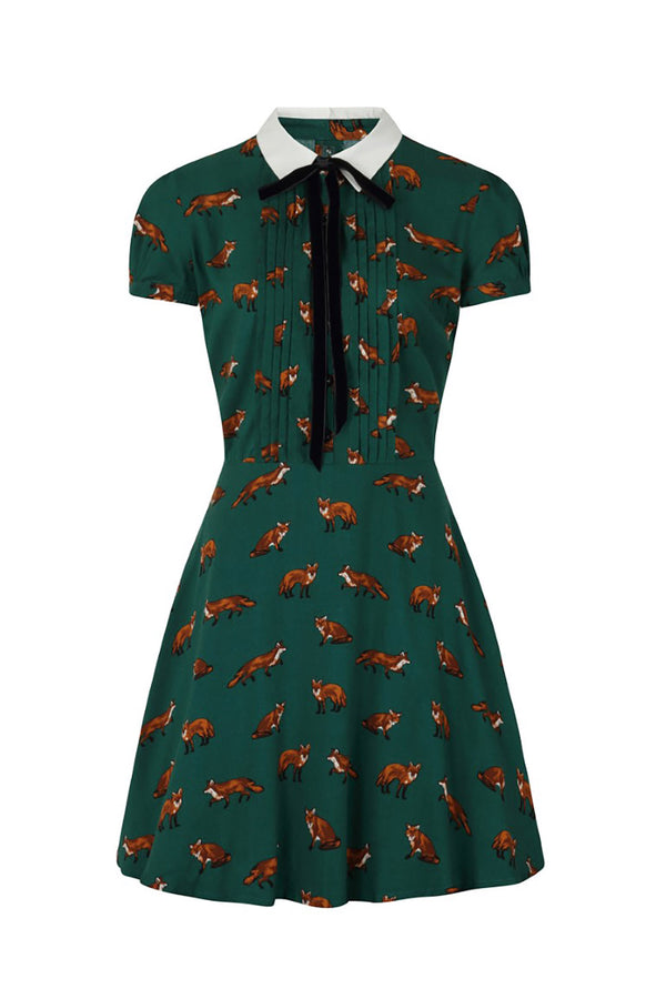 Hell Bunny Kleid Vixey Grün