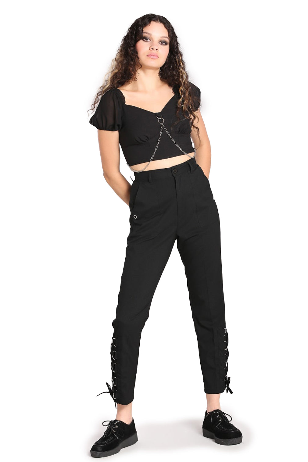 Hell Bunny Hose Tifa Trousers