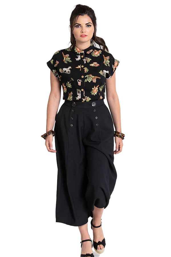 Hell Bunny Culotte Hose Murphy Culottes