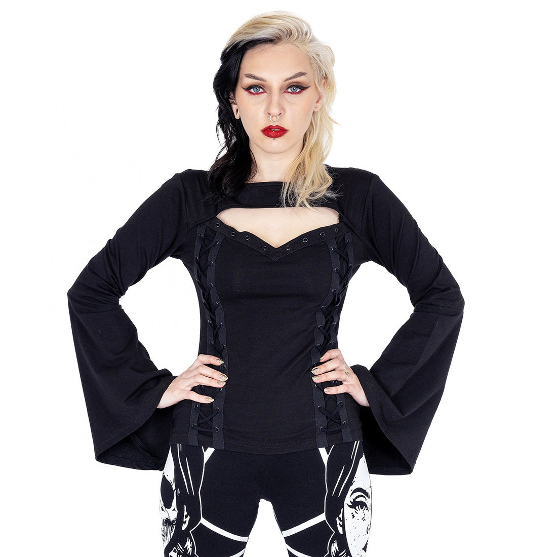 Poizen Industries Langarm Shirt Irene Top