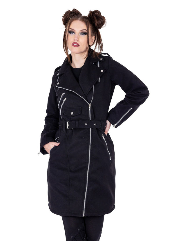 Vixxsin Mantel Louella Coat Schwarz