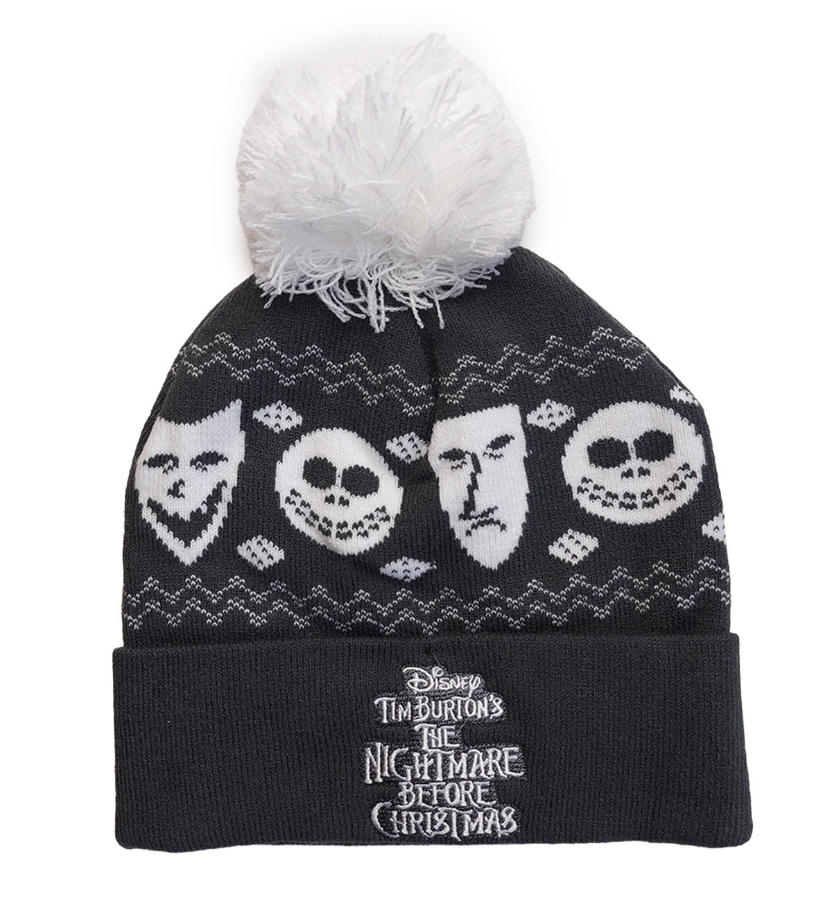 The Nightmare Before Christmas Mütze Snow Misfits Pom Beanie