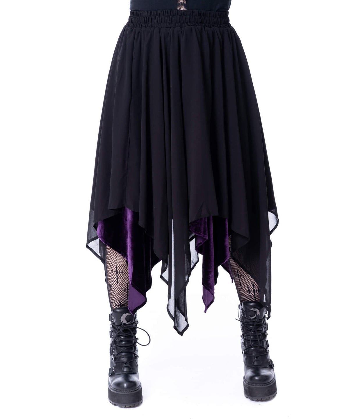 Innocent Lifestyle Midirock Oceane Schwarz-Lila