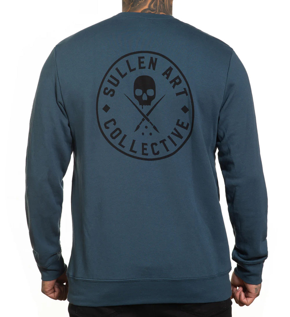 Sullen Clothing Pullover Ever Crew Blau