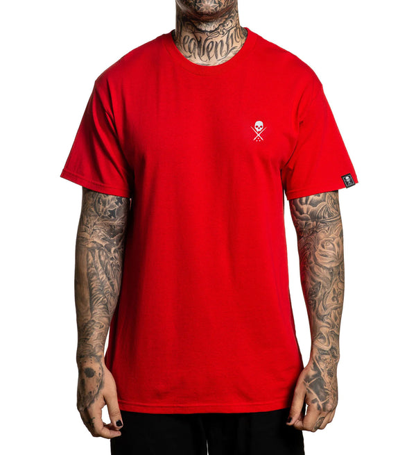 Sullen Clothing T-Shirt Standard Issue Rot Weiß