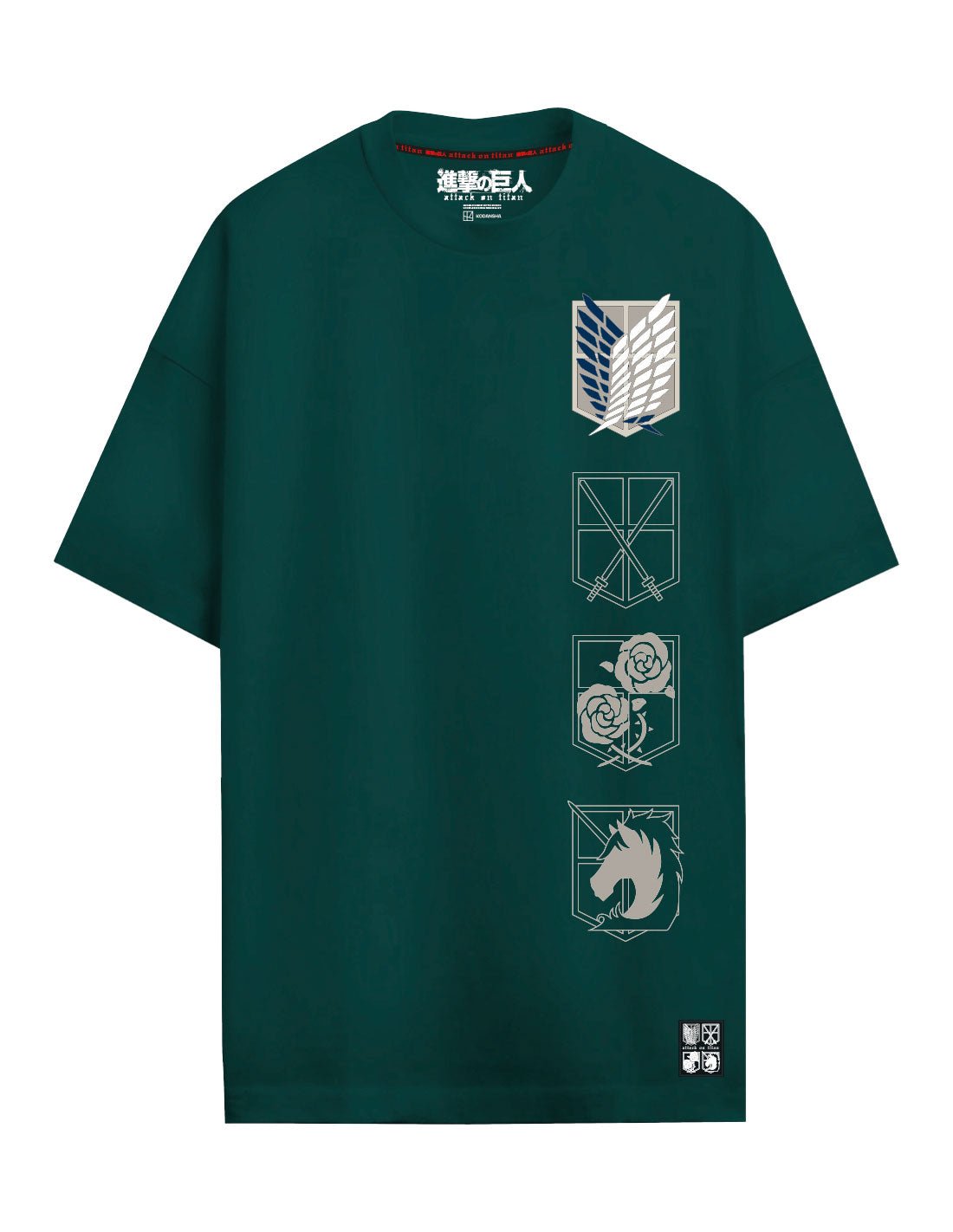 Attack On Titan Oversized T-Shirt Special Brigades