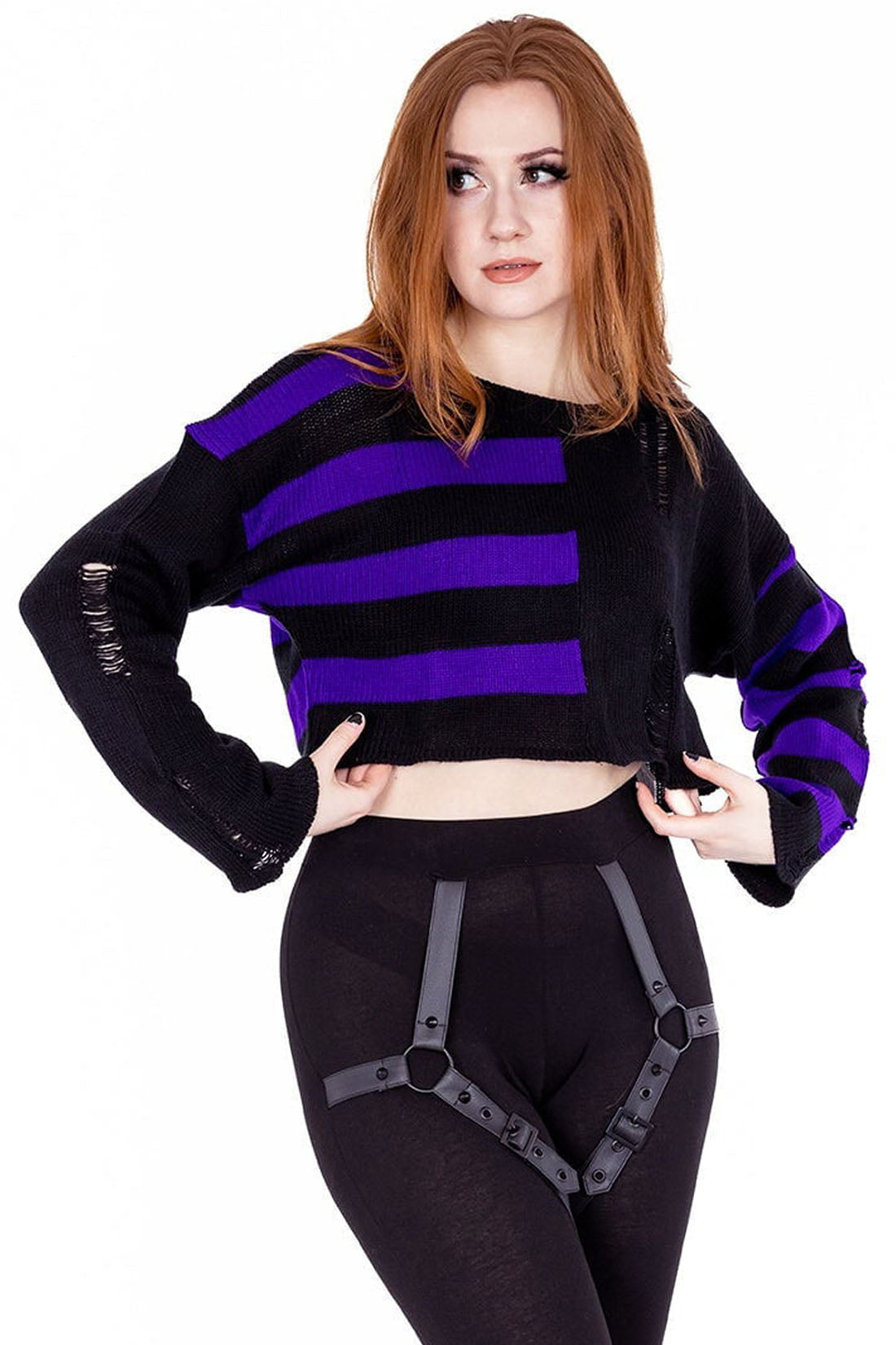 Vixxsin Crop Pullover Violetta Lila