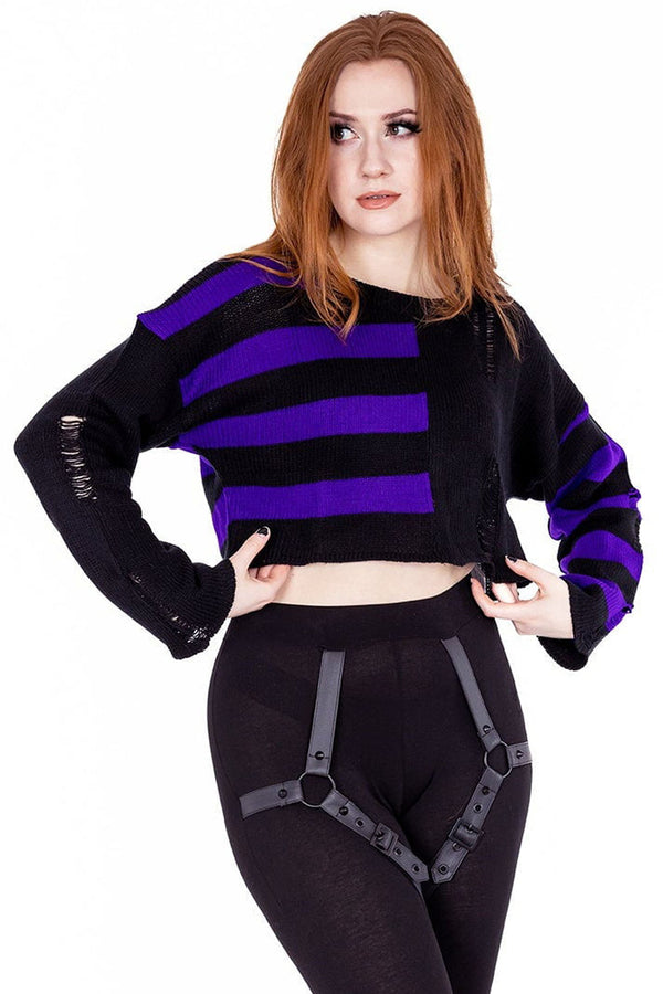 Vixxsin Crop Pullover Violetta Lila