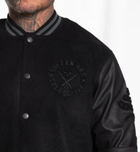 Sullen Clothing Collegejacke Varsity Jacket Schwarz