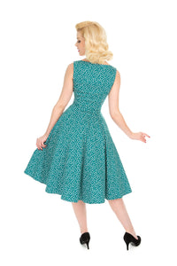 Hearts & Roses London Swing Kleid La Rosa Dotty
