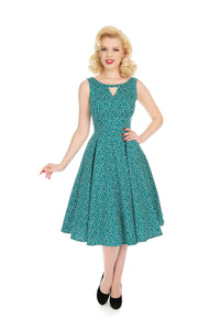 Hearts & Roses London Swing Kleid La Rosa Dotty