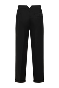 Banned Retro Hose Get In Line Schwarz