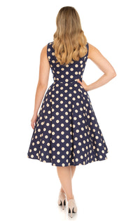 Hearts & Roses London Swing Kleid Mia Polka Dot
