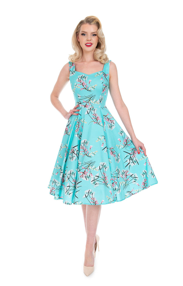 Hearts & Roses London Swing Kleid Sandra Floral