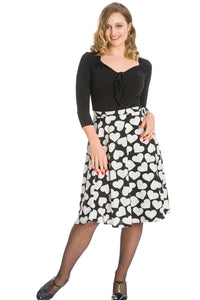 Banned Retro Top Dream Big Schwarz
