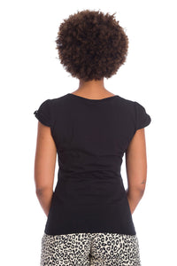 Banned Retro Top Sweet Summer Schwarz