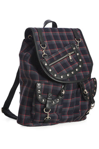 Banned Alternative Rucksack Yami Tartan Multicolour