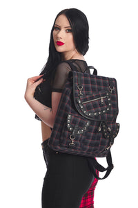 Banned Alternative Rucksack Yami Tartan Multicolour