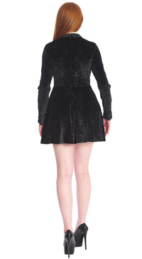 Banned Alternative Samtkleid Melancholie Dress