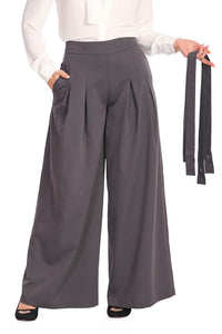 Banned Retro Palazzo Hose Diamond Grau