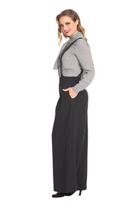 Banned Retro Palazzo Hose Diamond Schwarz