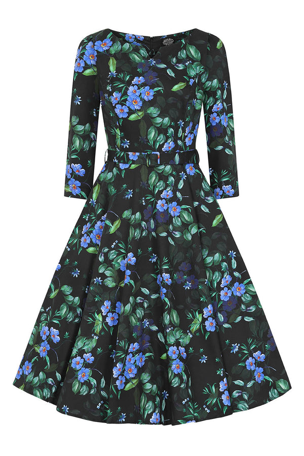 Hearts & Roses London Swing Kleid Amira Floral